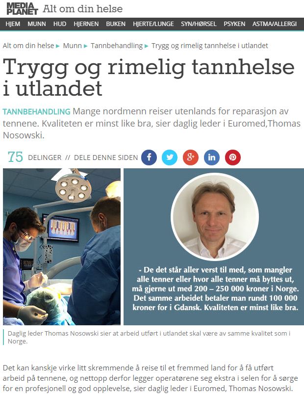 EuroMed i Dagbladet